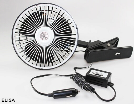 HEELPPO Ventilator voor auto, vrachtwagen, ventilator, auto, ventilator,  auto, ventilator, 12 V, ventilator 12 V : : Auto & motor